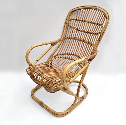 Bamboo rattan lounge chair - lounge,