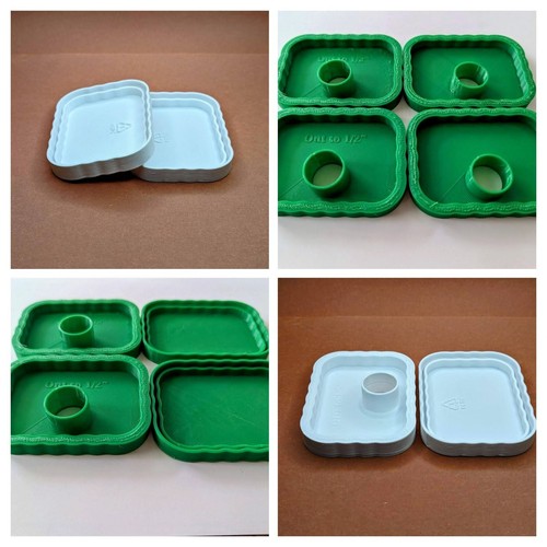 Vinyl downspout endcaps - downspout,