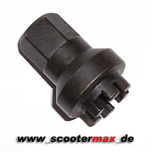 Crown nut key clutch - crown,