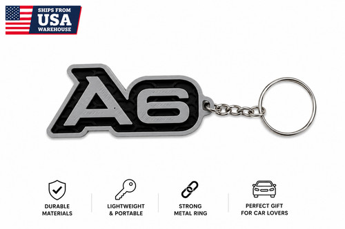 Audi inspired keychain - audi,