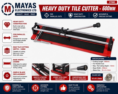 Heavy dut tile cutter - cutter, large
