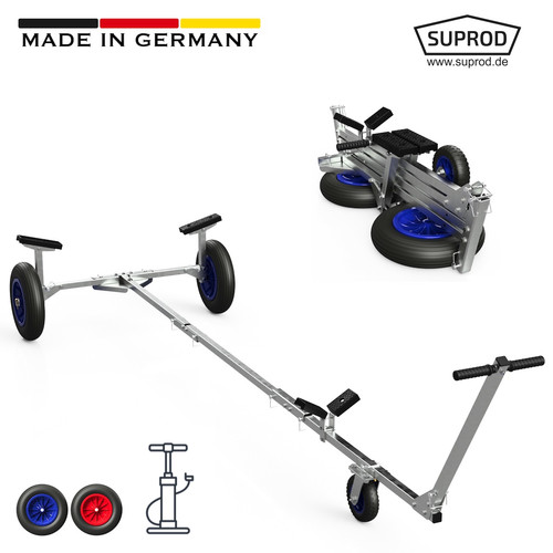 Foldable boat trolley - foldable,