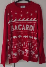 Bacardi unisex large christmas jumper