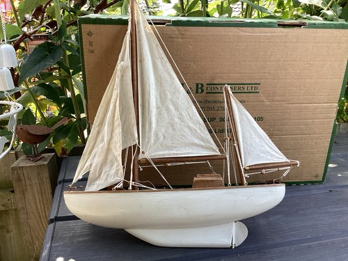 Vintage wooden handmade pond - vintage,