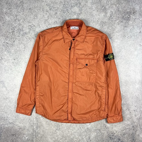 Stone island orange crinkle - island,