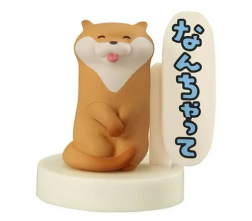 Bandai capsule toy cute otter - capsule,