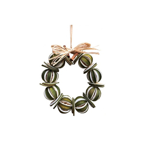 Whole green orange dried fruit - green,