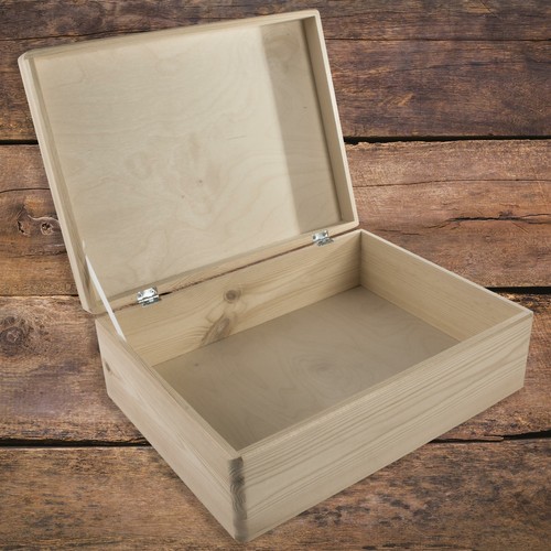 Wooden box with lid - 40, 30