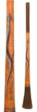 Baked wood Didgeridoo Paint 65