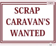 SCRAP CARAVAN, DAMP OR DAMAGED