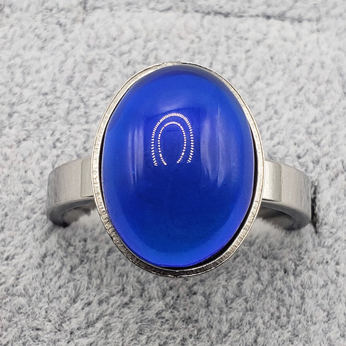 Silver and gold mood stone - gold,