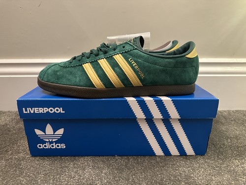 Adidas liverpool green - adidas, green/gold
