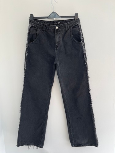 Boohoo jeans wide washed - boohoo,
