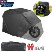 Motorcycle Shelter Heavy-Duty Outdoor Portable Garage Motorbike Storage Shed NEW