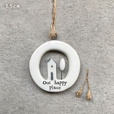 East of India Ceramic Round