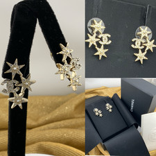 CHANEL 'CC' LOGO STAR CRYSTAL