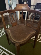 Antique Corner Wooden Chair