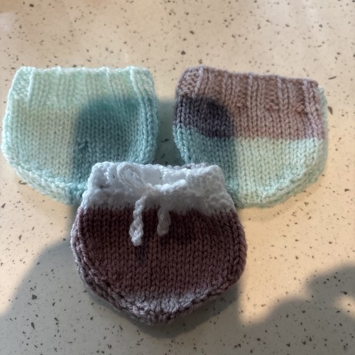 Hand made knitted - hand,