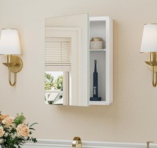 White Medicine Cabinet 14.5 x