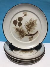 Four Denby Cotswold Tea Plates 6 1/2”