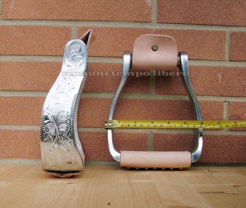 Stirrups western aluminum knit - western,