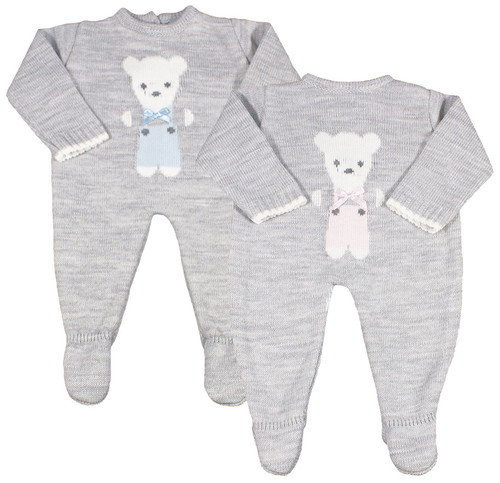 Baby sleepsuit babygro knitted - baby,
