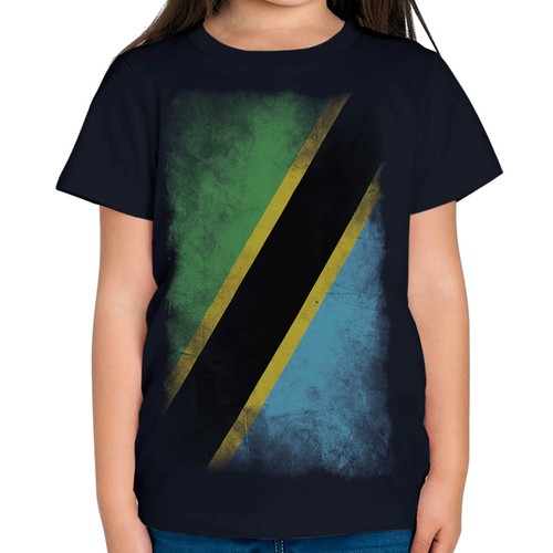 Tanzania faded flag - flag, kids