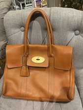 Mulberry Bayswater Leather Shoulder Bag Oak Brown Tan With Dust Bag