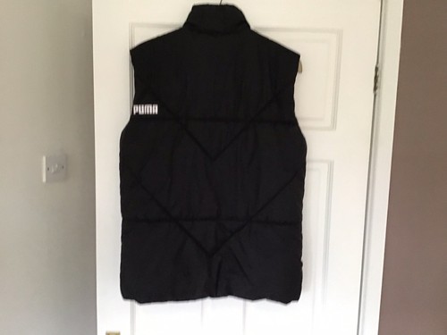 New puma black quilted gilet - puma,