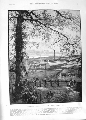Old 1891 joynson paper mills - old,