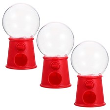  3 Pcs Small Vending Machine Automatic Candy Dispenser Mini Gumball Kids