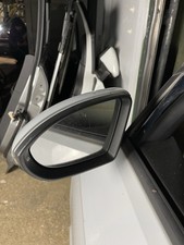 VW GOLF MK7 13-20 WING MIRROR PASSENGER LEFT SIDE IN WHITE 021277 POWER FOLD 