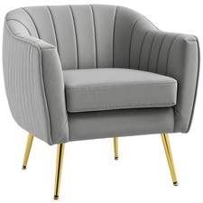 Homcom shell shaped chair - shell,