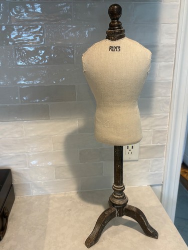 Vintage style burlapdress form - vintage,