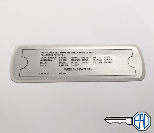 Rocker cover sticker westlake - rocker,