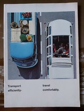 VW Type 2 Splitscreen Bus Sales Brochure Camper Van Bulli T1 Typ 2 1966 Variant