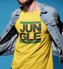 JUNGLE T-SHIRT (DMC DNB Drum and Bass Junglist DJ Dub Step Reggae Ragga Rave Run