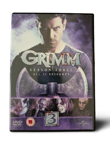 Grimm season three dvd box - grimm,