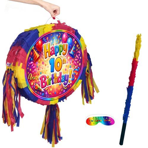 10th birthday pinata - 10th,