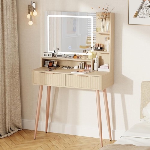 Ikalife fluted makeup vanity - fluted,
