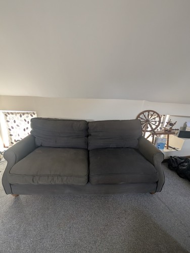 Grey sofa seater used - grey,