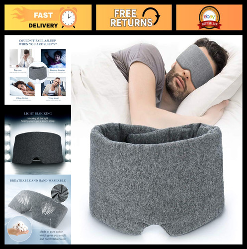 Handmade cotton sleep mask - cotton,