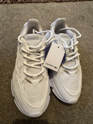 Lacoste white low top lace - white,
