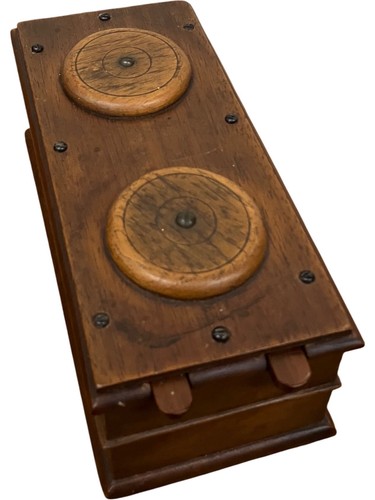 Wooden puzzle box mechanical - box,