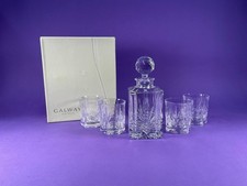 Galway Irish Crystal Square decanter set