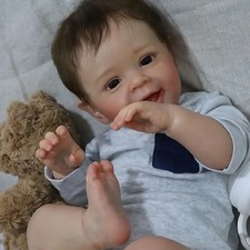 20" Reborn Baby Dolls Realistic Silicone Vinyl Newborn Doll Handmade XMAS Gift