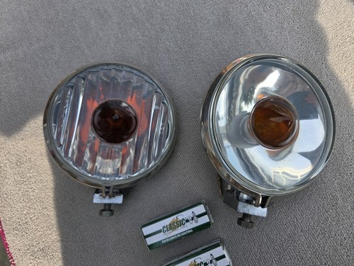 Vintage pair notek - notek, amber