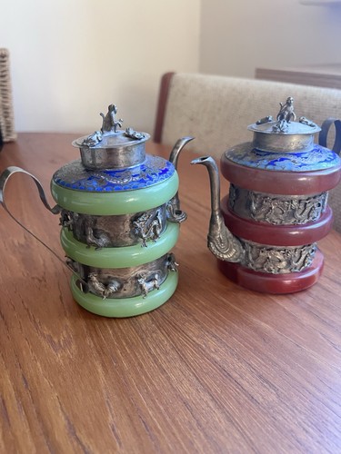 Pair chinese cloisonné - pair,