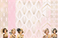 1920's Woman A4 Writing