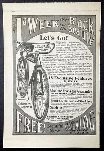 1920 haverford cycle black - 1920,